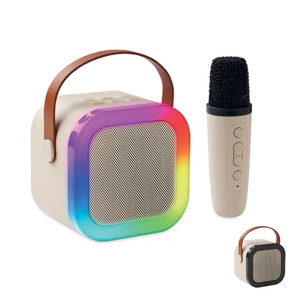 249798-EC Karaoke set zvučnik 5W s led svjetlom i mikrofonom