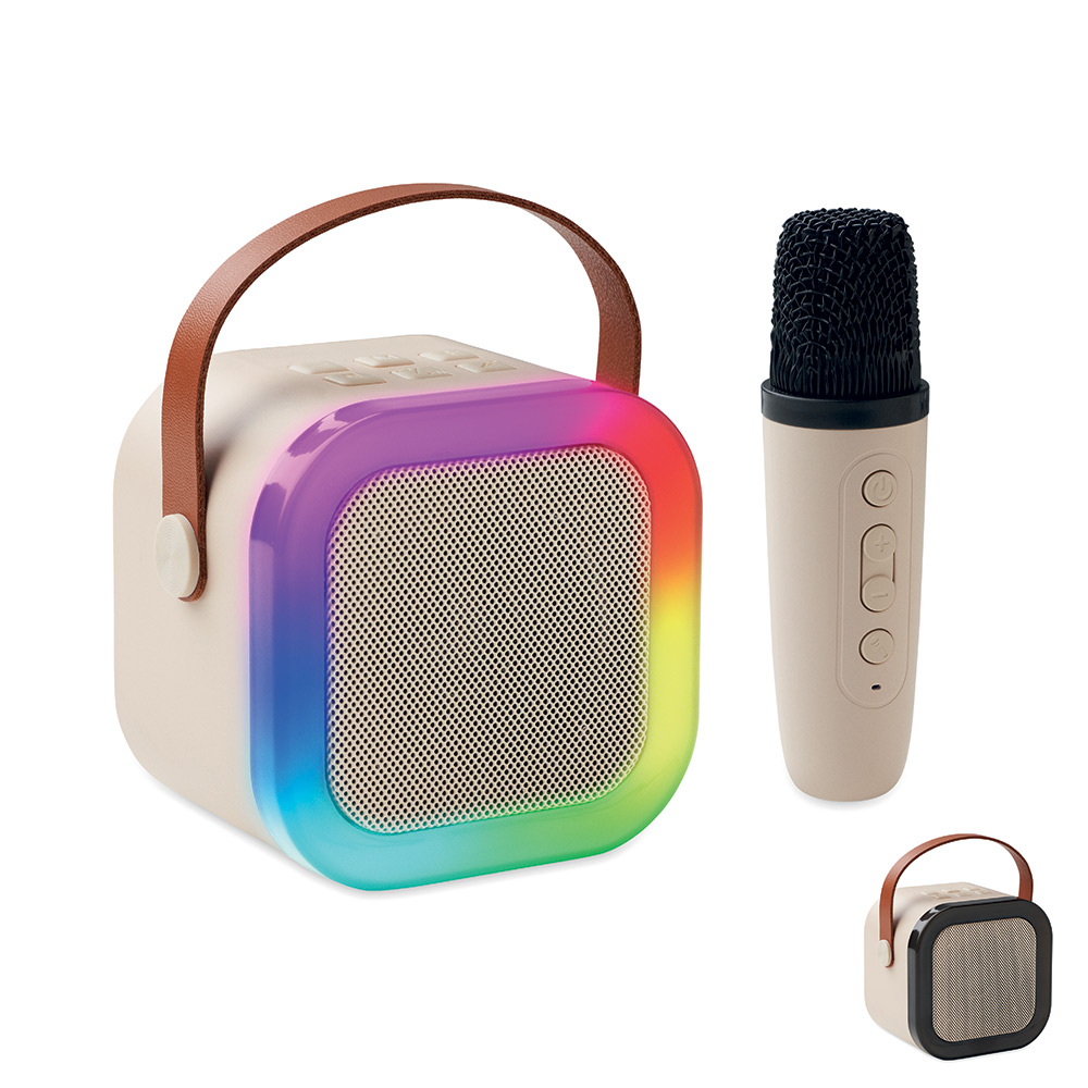 249798-EC Karaoke set zvučnik 5W s led svjetlom i mikrofonom