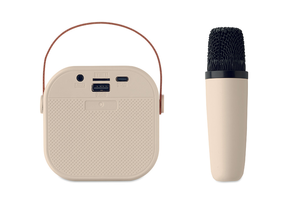 249798-EC Karaoke set zvučnik 5W s led svjetlom i mikrofonom