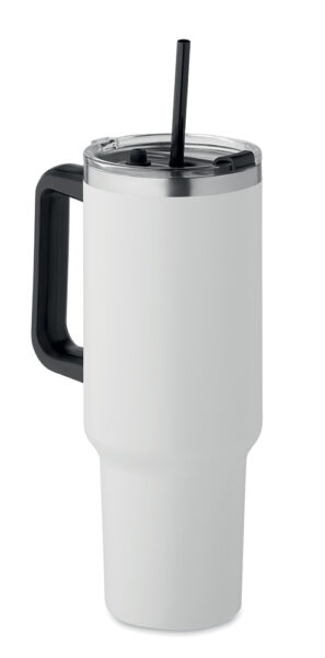 Termosica Suma 1200ml sa slamkom bijela