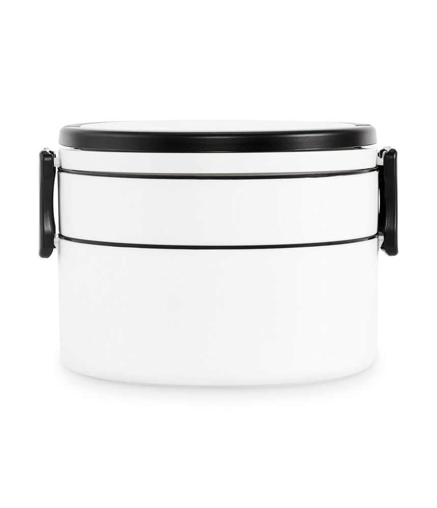 249800-EC Kutija za hranu okrugla s 2 doze 250 i 700 ml PP bijela