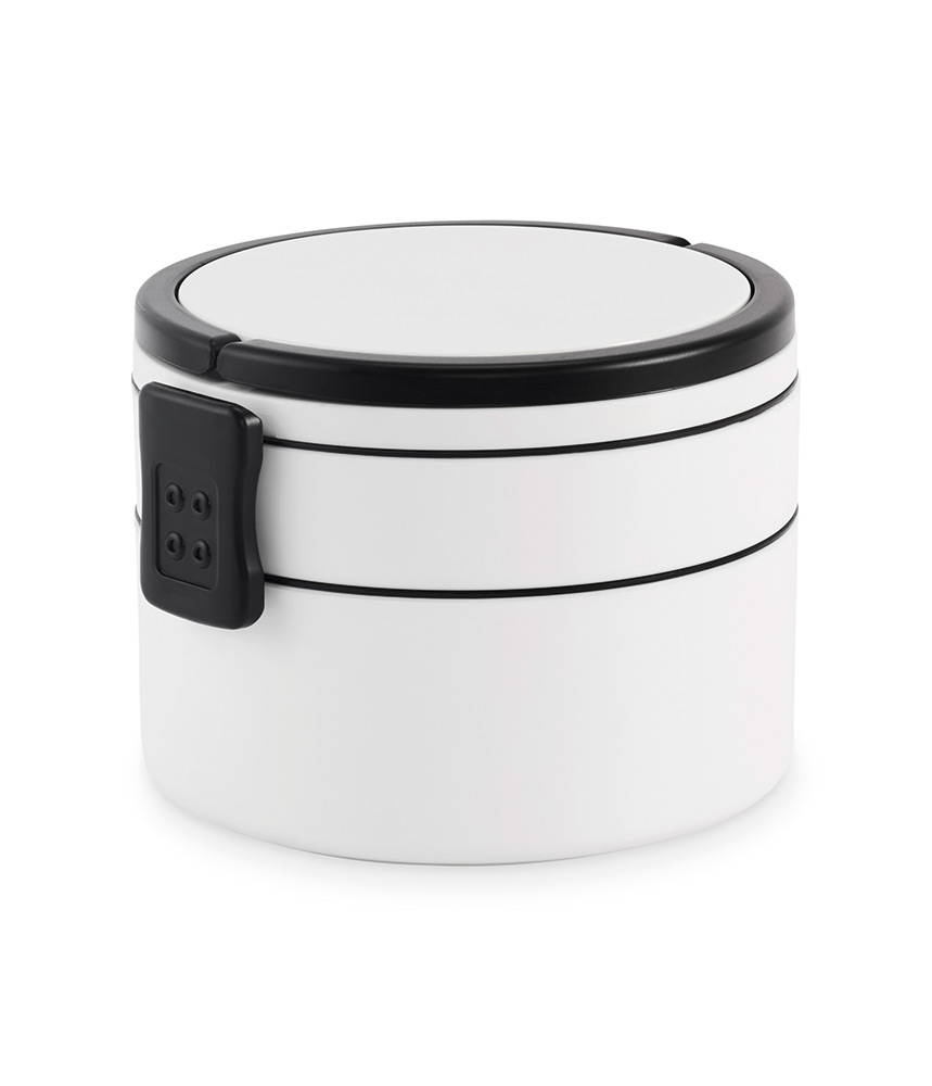 249800-EC Kutija za hranu okrugla s 2 doze 250 i 700 ml PP bijela
