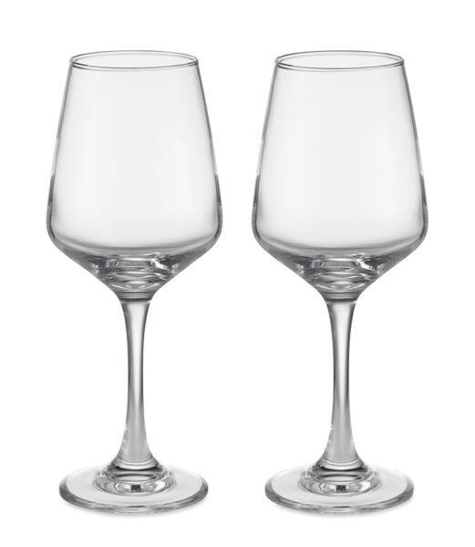 249805-EC Čaše za vino Cheers, staklene 400ml, set od 2 kom u kutiji
