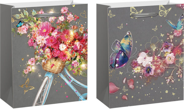 216646-EC Vrećica L svakodnevna mat glitter 26x32,4x12,7cm 71710   P12/144