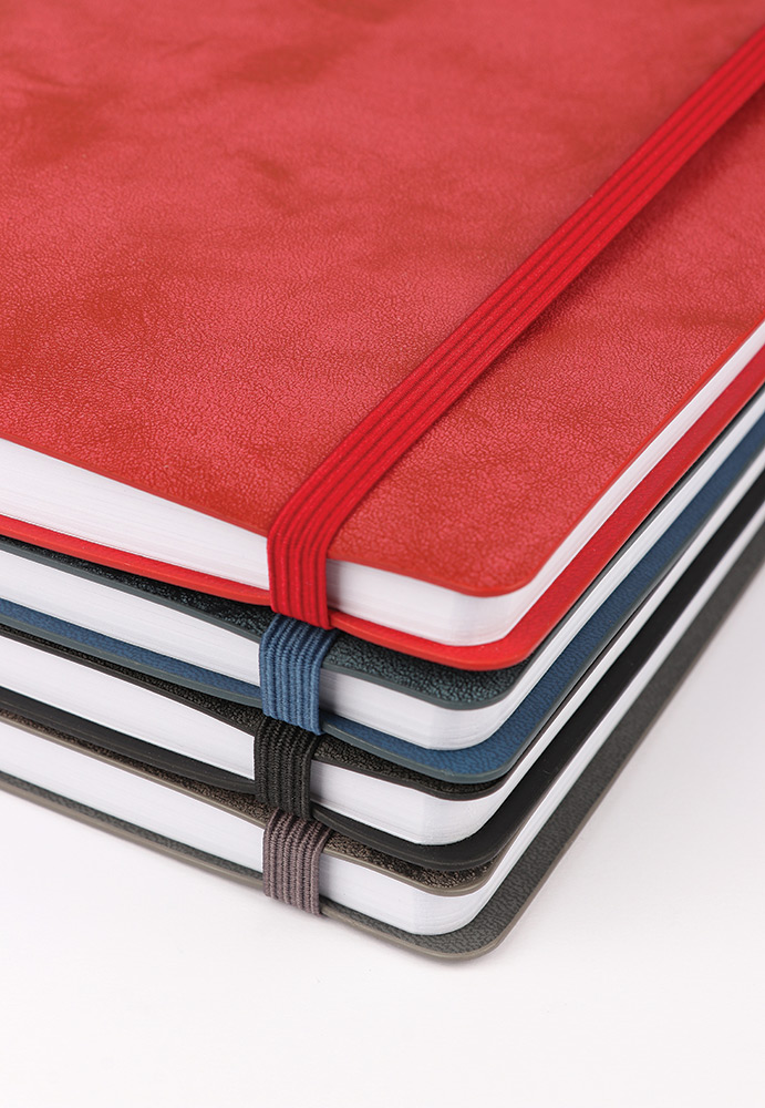 248826-EC Notes POLARIS flexi A5 14x21cm t.plavi P20/40