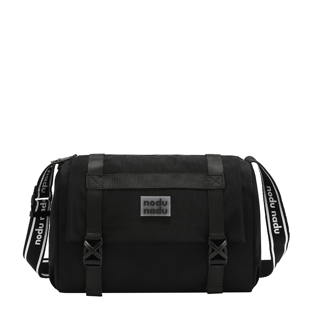 249057-EC Torba fashion NODUNADU Black FW26 34x23x17 cm NN1206-BK P24