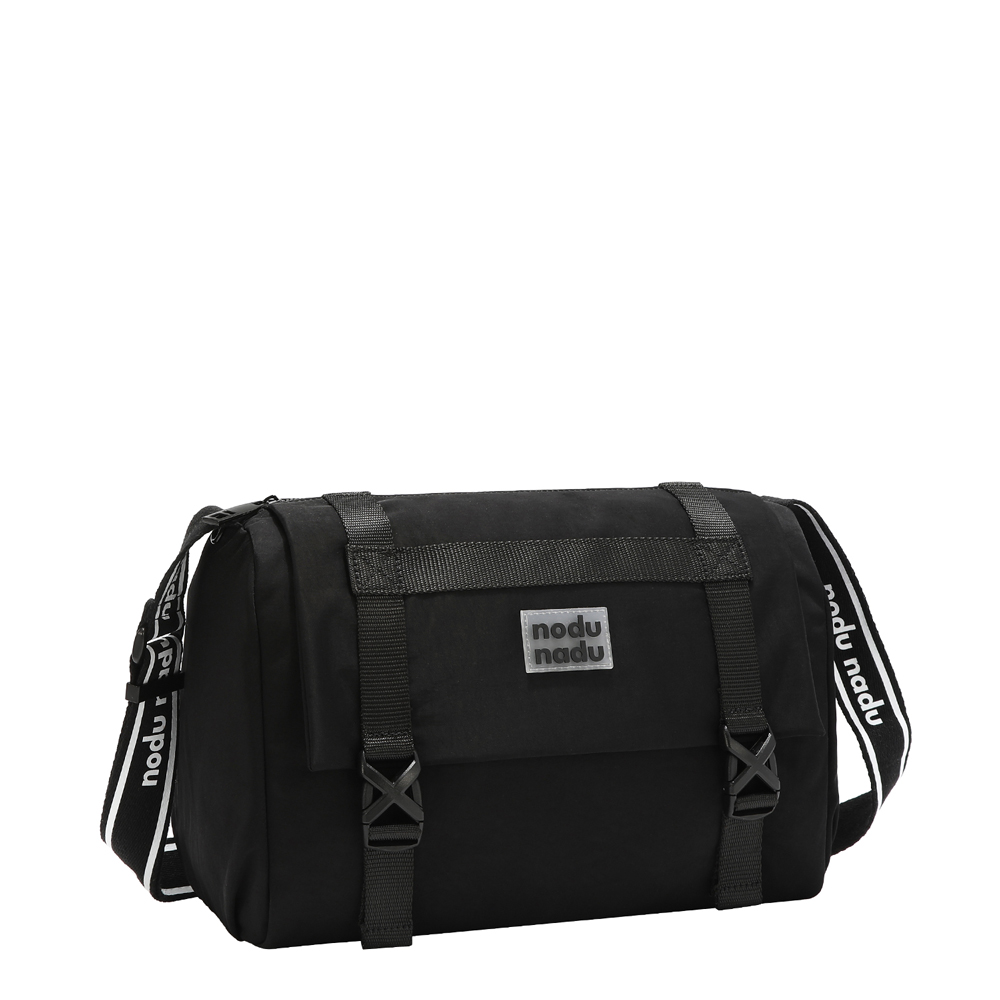249057-EC Torba fashion NODUNADU Black FW26 34x23x17 cm NN1206-BK P24