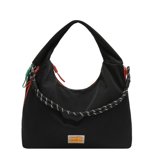 Torba fashion NODUNADU Black FW26 32x26x15 cm NN1210-BK P24