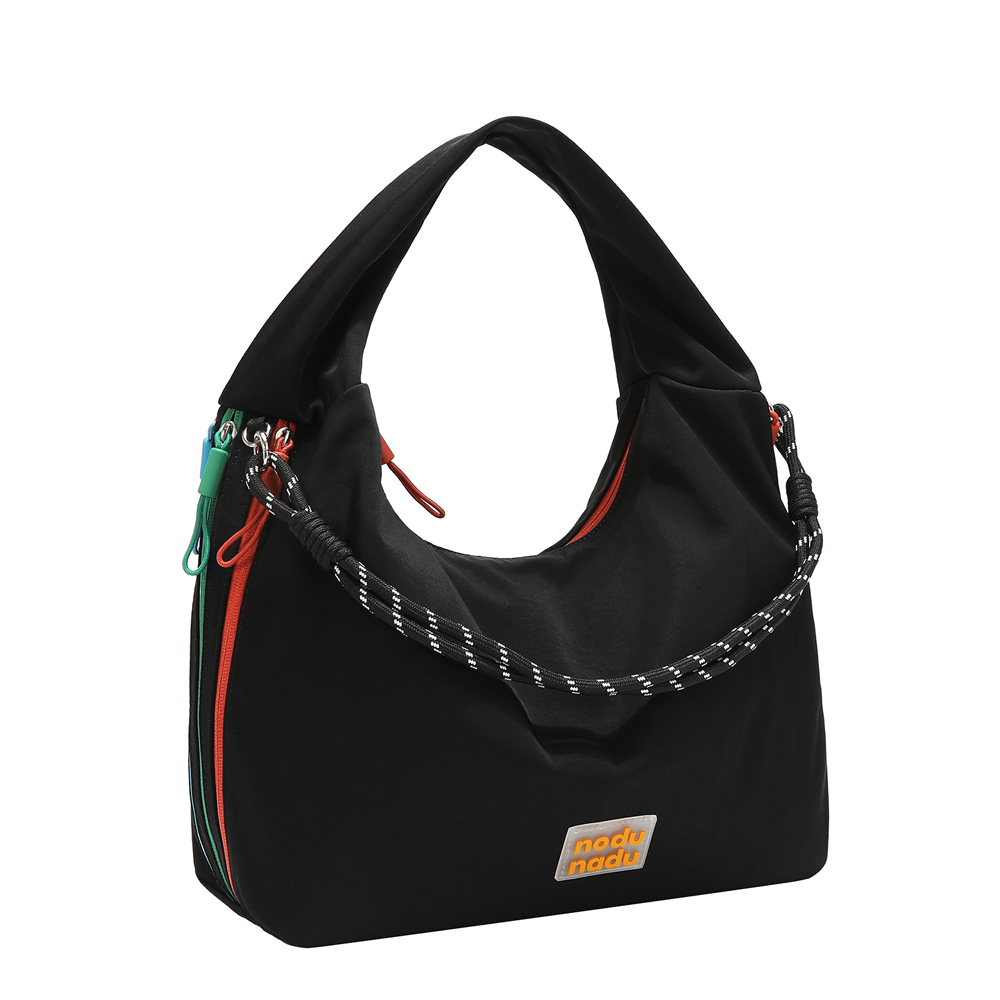 249082-EC Torba fashion NODUNADU Black FW26 32x26x15 cm NN1210-BK P24