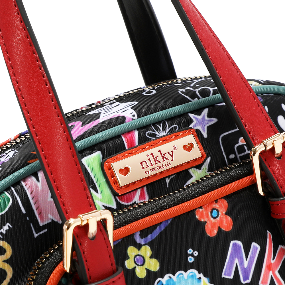 249126-EC Torba fashion NIKKY Just for fun Black FW26 19,5x15x7,5 cm NK13140-JFF-BK P12