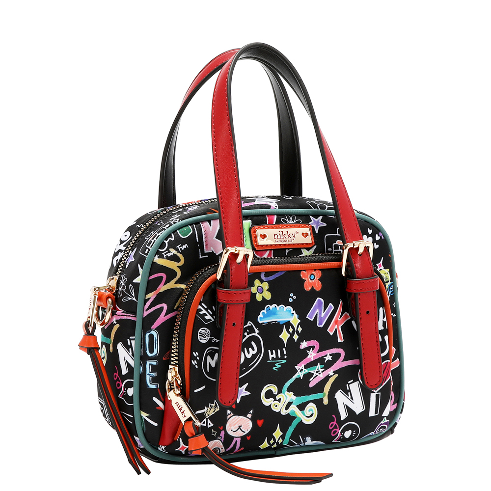 249126-EC Torba fashion NIKKY Just for fun Black FW26 19,5x15x7,5 cm NK13140-JFF-BK P12