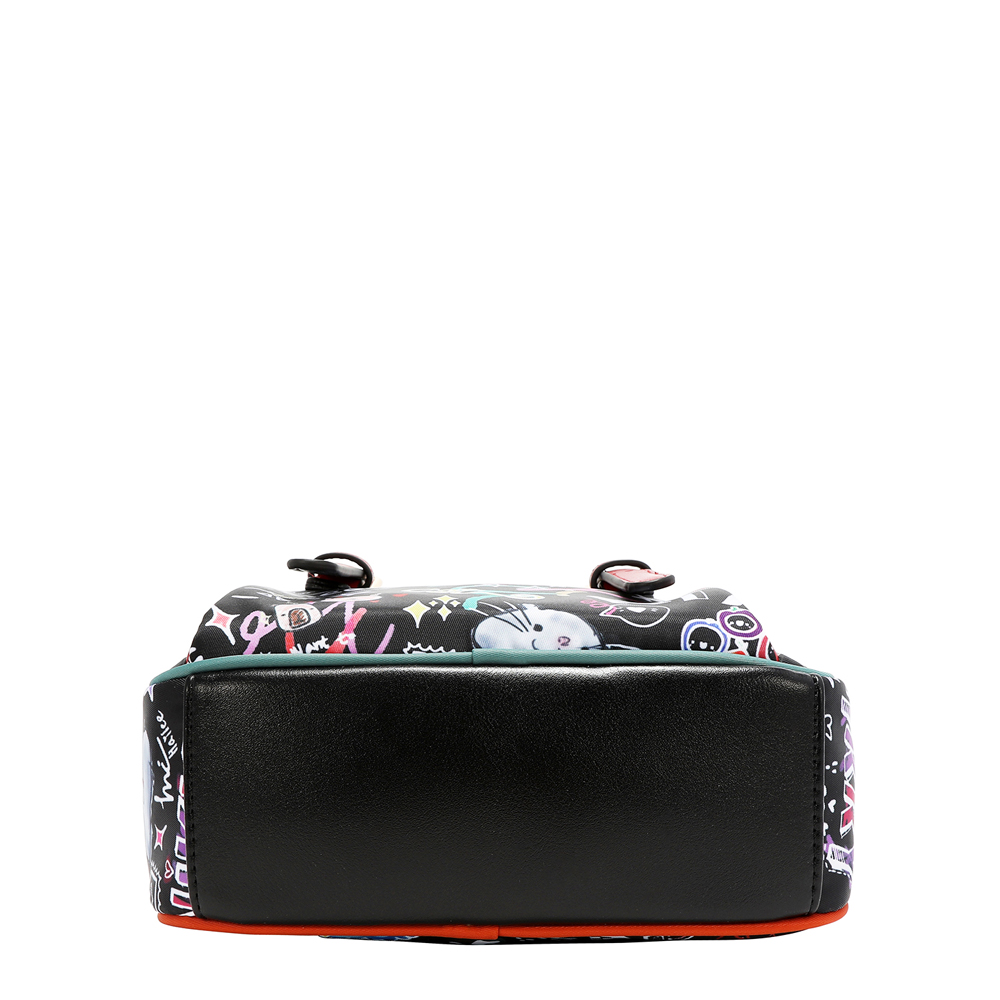 249126-EC Torba fashion NIKKY Just for fun Black FW26 19,5x15x7,5 cm NK13140-JFF-BK P12