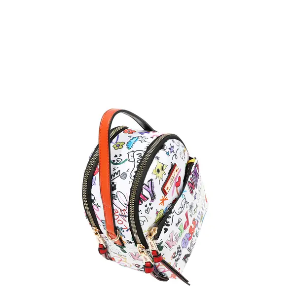 249128-EC Ruksak fashion NIKKY Just for fun White FW26 16x21x8cm NK13139-JFF-WH P12