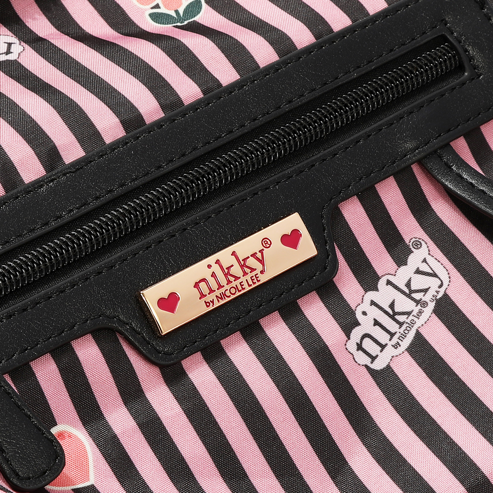 249130-EC Torba fashion NIKKY Just for fun Black FW26 23x16,5x8,5cm NK13145-JFF-BK P12