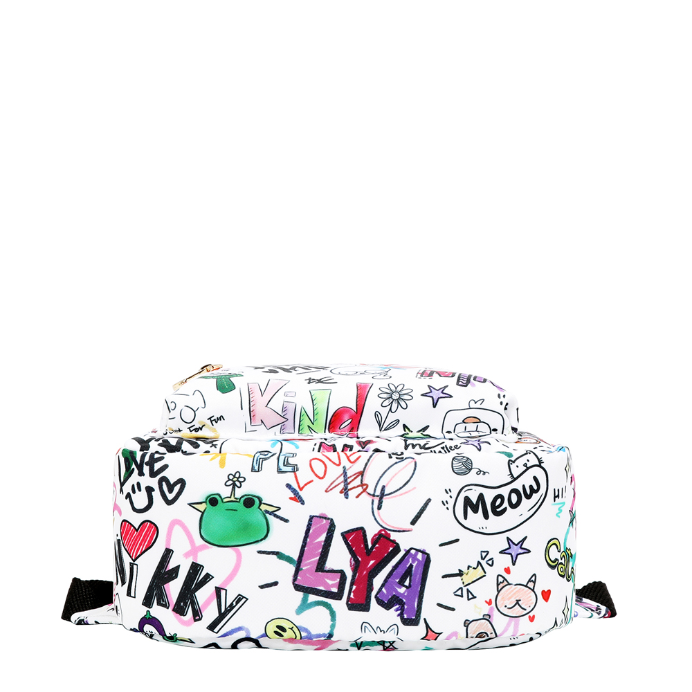249133-EC Ruksak,torba,privjesak fashion set NIKKY JustForFunWhite FW26 NK13170-JFF-WH P12