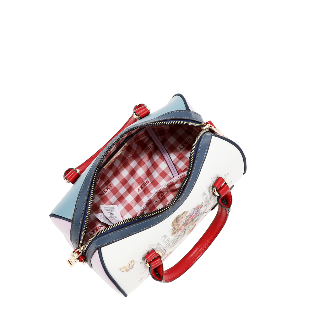 249141-EC Torba fashion NIKKY GlamorousWalkWhite FW26 24,5x15x14,5cm NK13215-GWK-WH P12