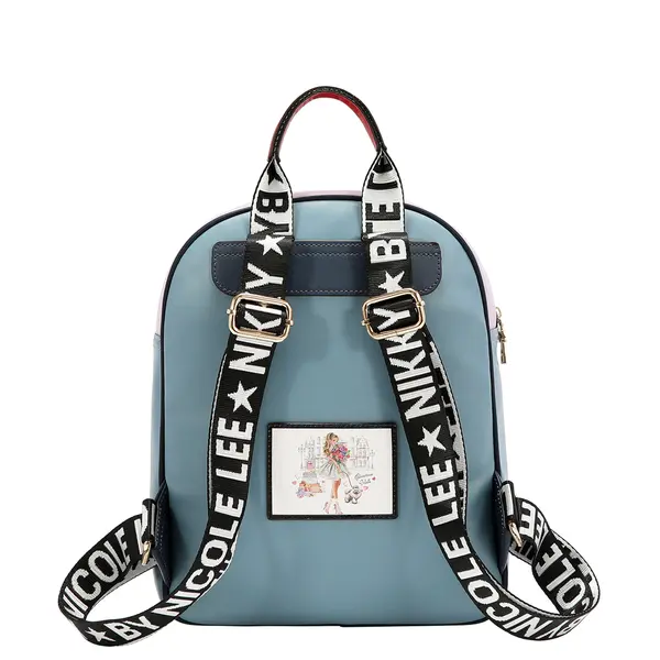 249143-EC Ruksak fashion NIKKY Glamorous Walk White FW26 25x32x12cm NK13218-GWK-WH P12