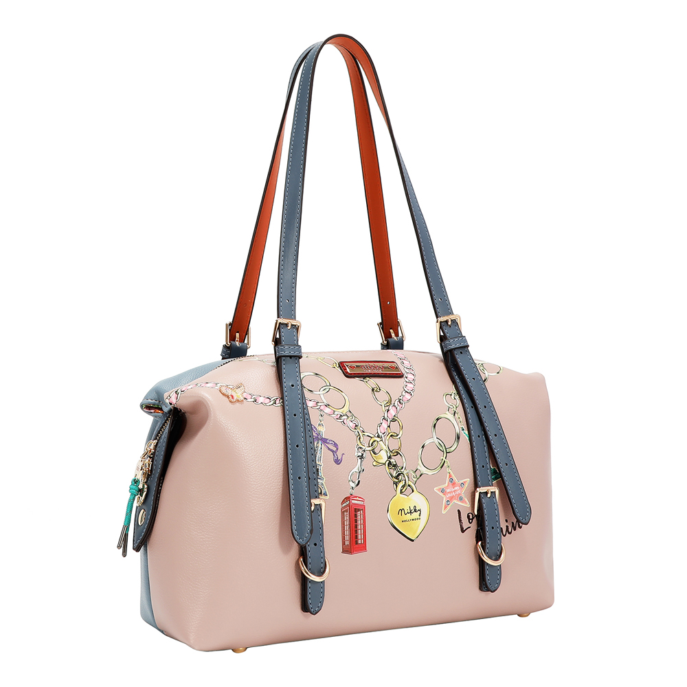 249155-EC Torba x2,novčanik set NIKKY Love Chain FW26 NK13248-LCN P12