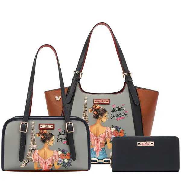 249157-EC Torba x2,novčanik set NIKKY Aesthetic Expression FW26 NK13249-AEX P12