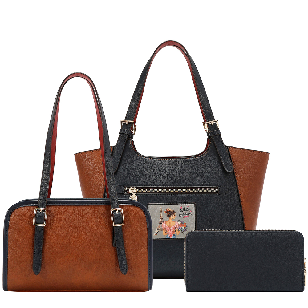 249157-EC Torba x2,novčanik set NIKKY Aesthetic Expression FW26 NK13249-AEX P12