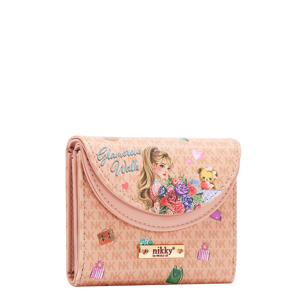 249167-EC Novčanik fashion NIKKY GlamorousWalkPink FW26 11x9,5x2cm NK25056-GWK-PK P48