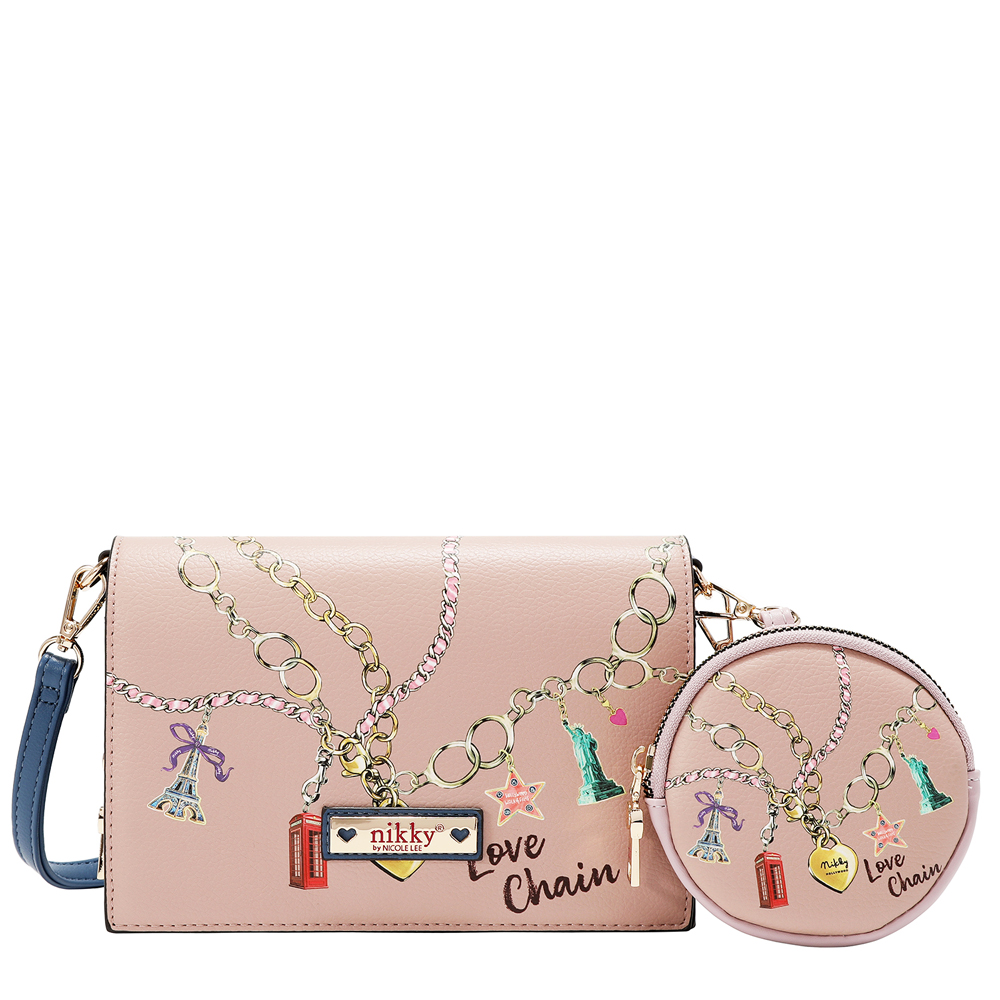 249168-EC Novčanik fashion NIKKY Love Chain FW26 19x12,5x3cm NK25057-LCN P48