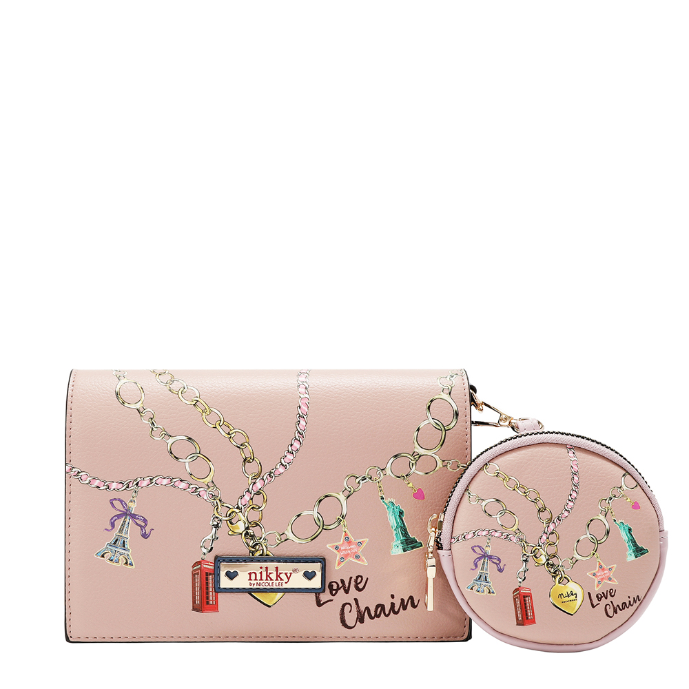 249168-EC Novčanik fashion NIKKY Love Chain FW26 19x12,5x3cm NK25057-LCN P48