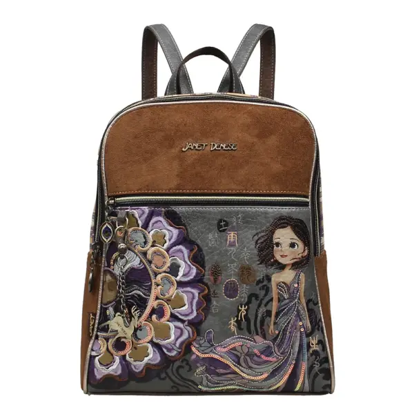 249278-EC Ruksak fashion Janet FW26 The Silk Road 26.5x12x31cm J-021C P16