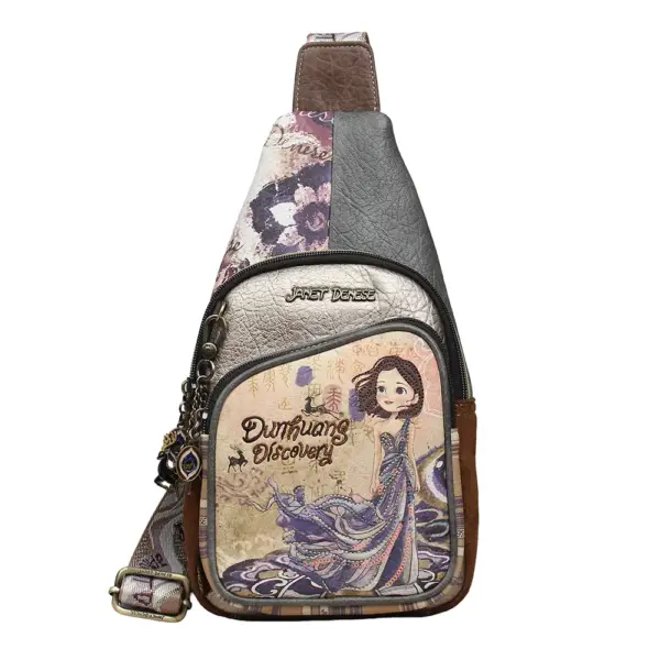 Ruksak fashion Janet FW26 The Silk Road 17x9x32cm J-095D P36