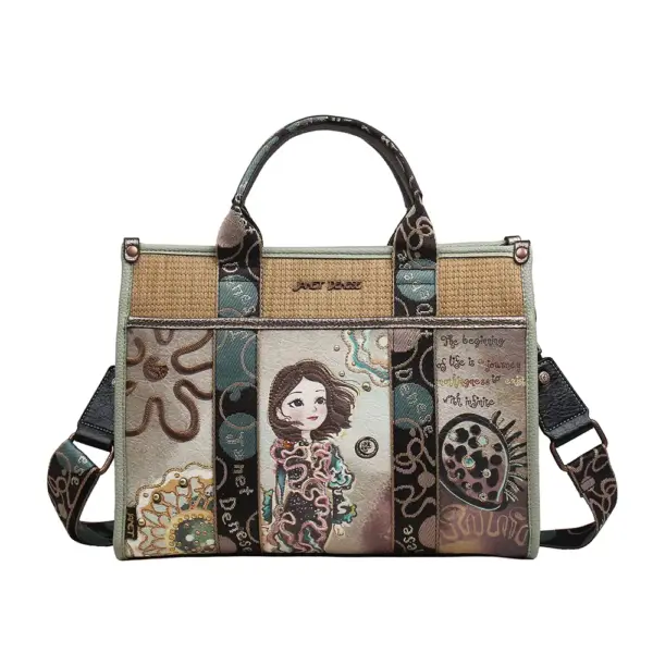 Torba fashion Janet FW26 Under The Sea 33.5x13x26cm J-175A P14