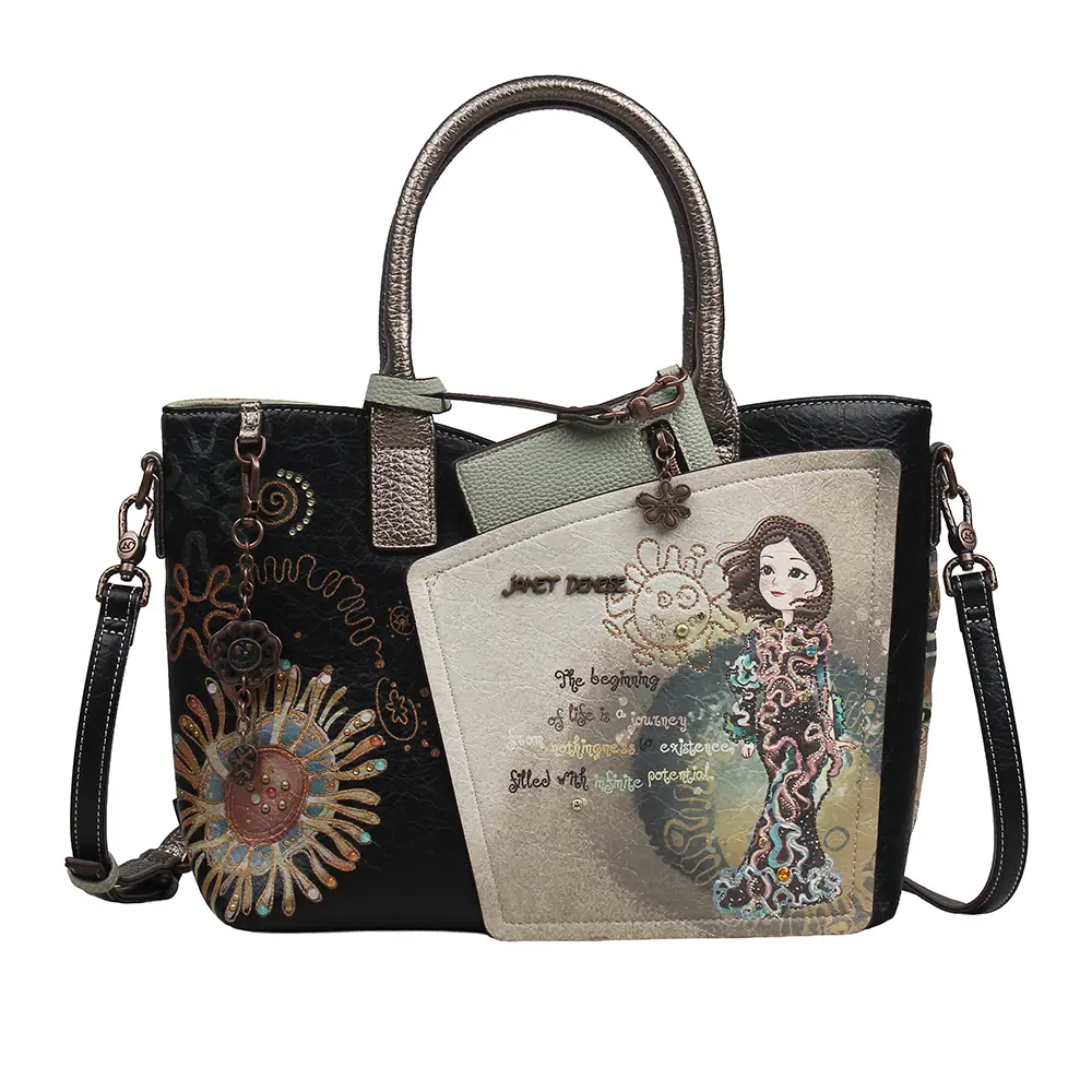 249300-EC Torba fashion Janet FW26 Under The Sea 34.5x12.5x23.5cm J-181A P16