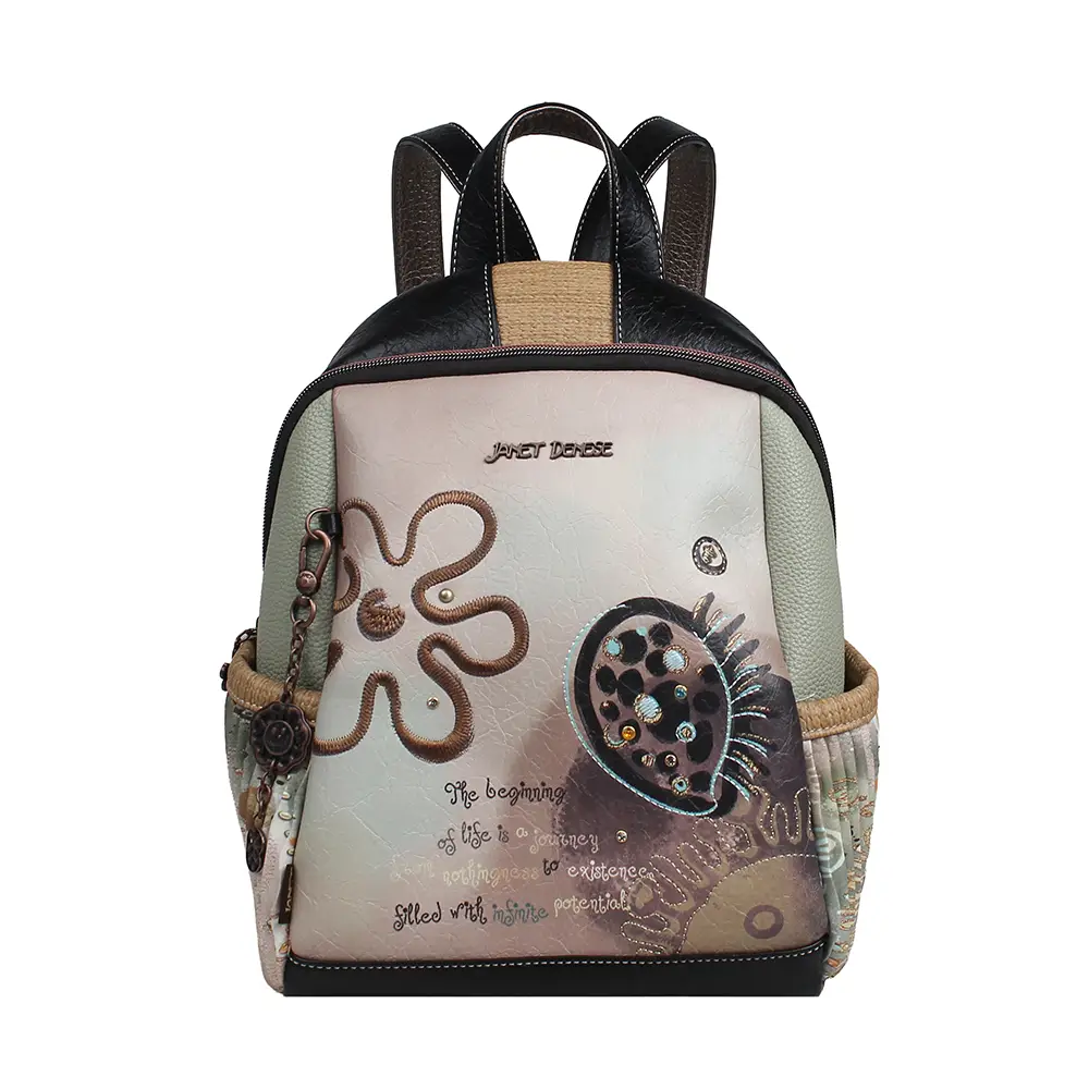 249306-EC Ruksak fashion Janet FW26 Under The Sea 25x13x31cm J-101E P20